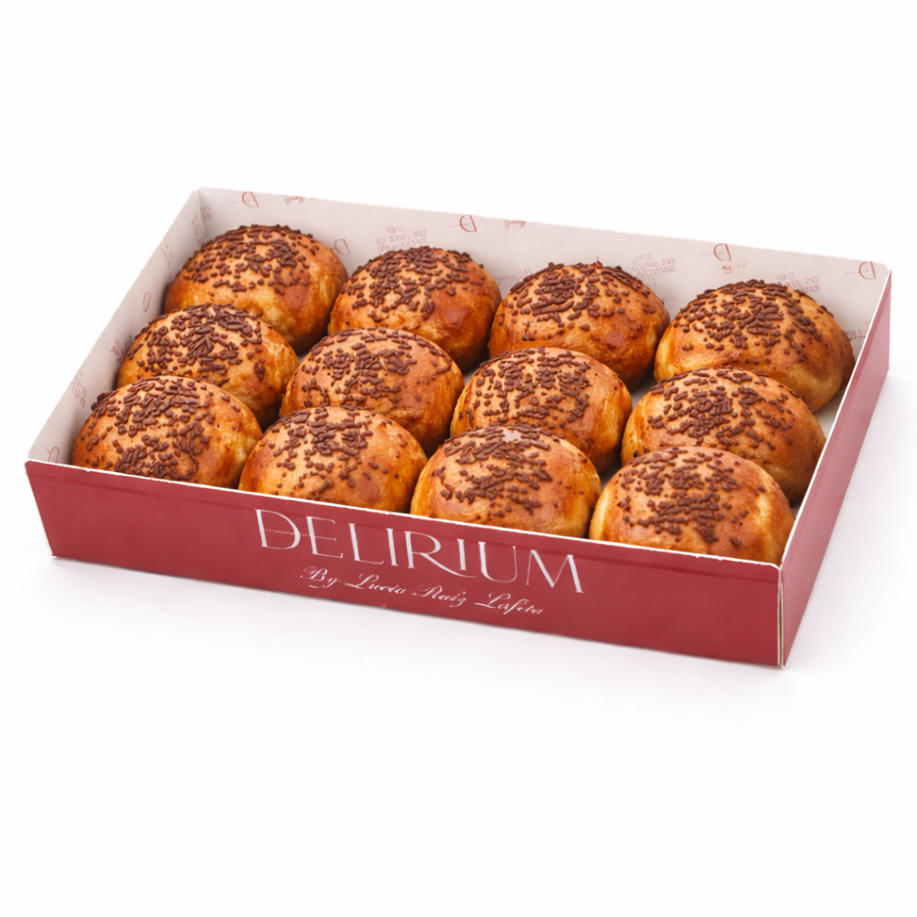 Pack de 12 mini napolitana de chocolate casera