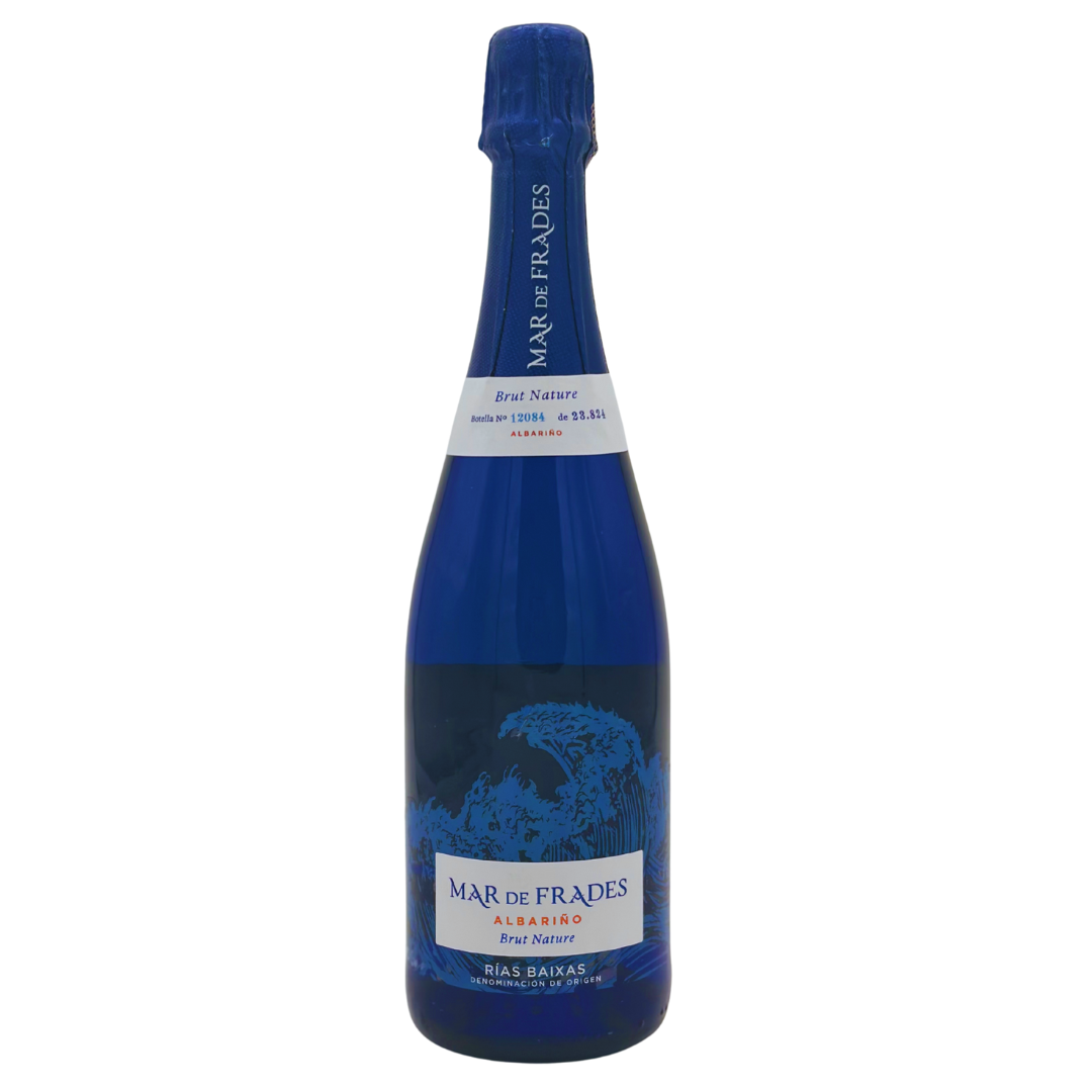Vino blanco albariño espumoso brut nature  - Mar de frades vino DO Rías Baixas