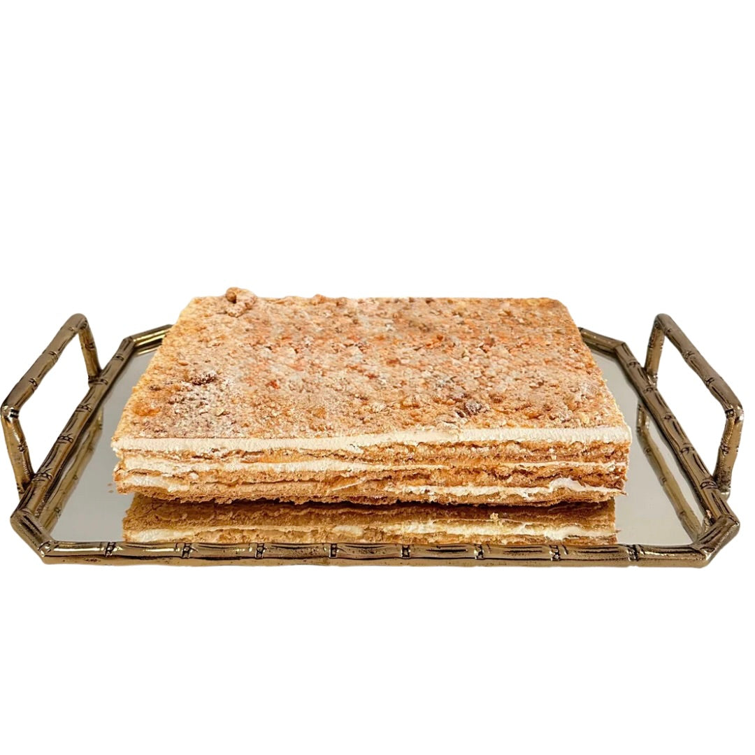 Millefeuille de merengue y Marron Glacé
