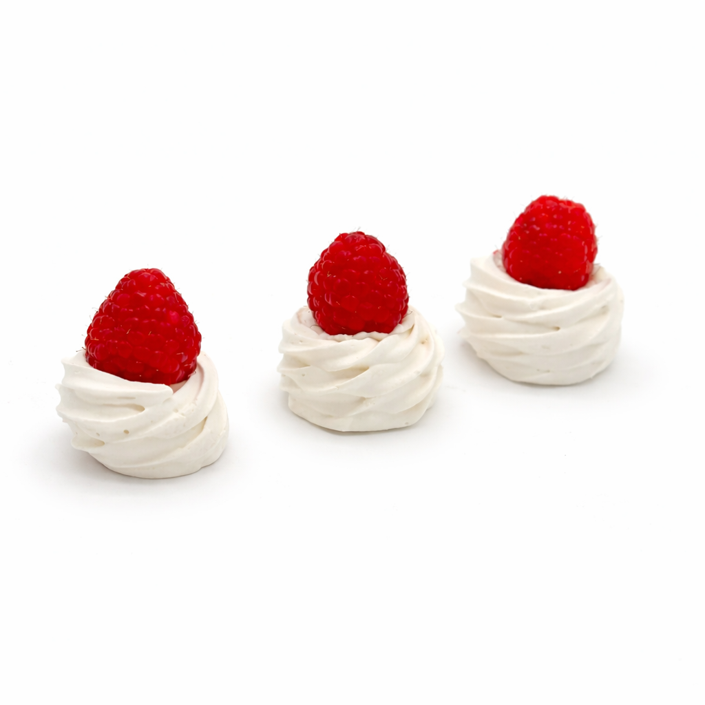 Pack de 10 mini pavlovas con coulis de frutos rojos