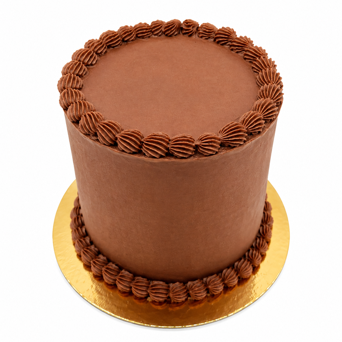 Tarta de chocolate valrhona, dulce de leche y frosting
