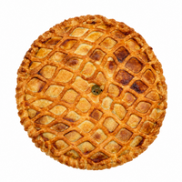 Pastel de puerros con queso reblochon