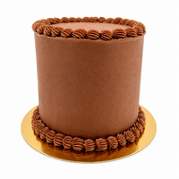 Tarta de chocolate valrhona, dulce de leche y frosting
