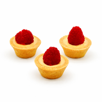 Pack de 10 mini tarta limón y frambuesa
