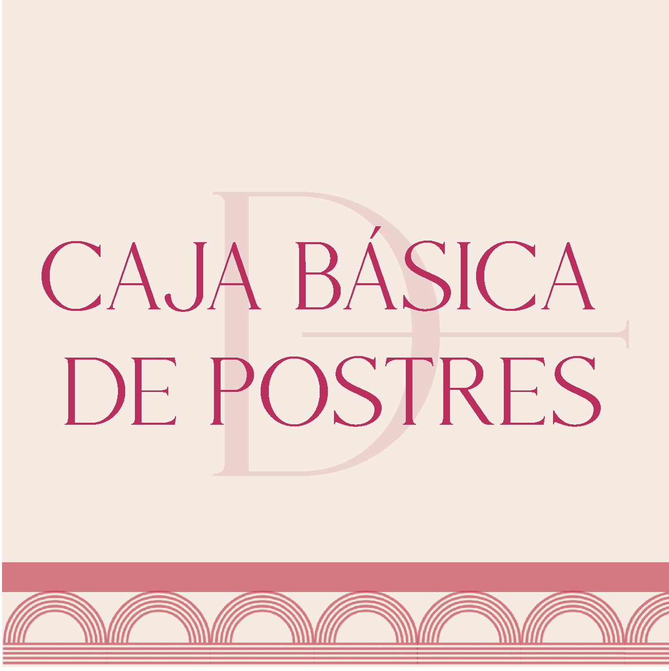 Caja de postres - básico