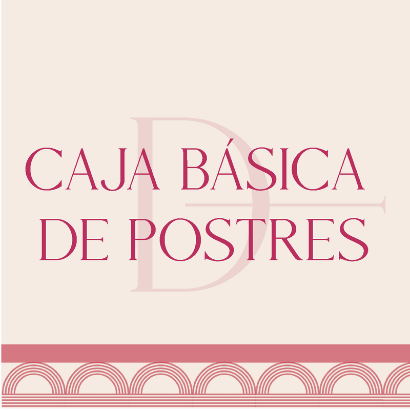 Caja de postres - básico