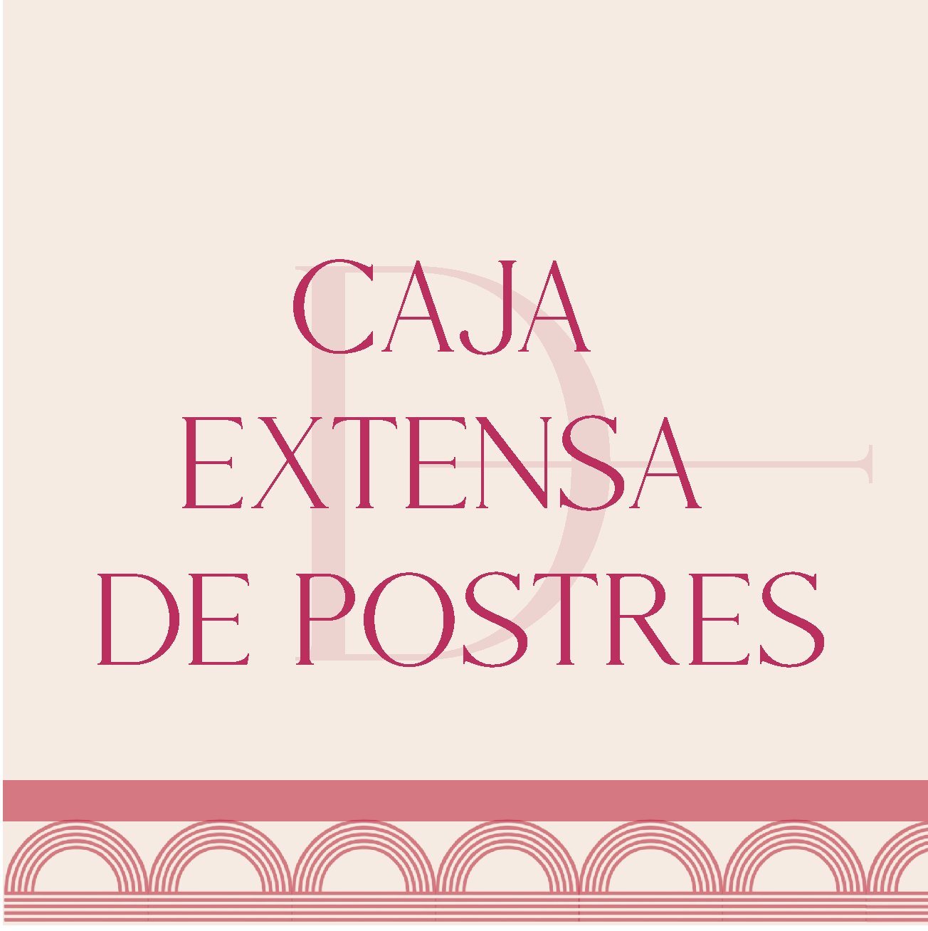 Caja de postres – extenso