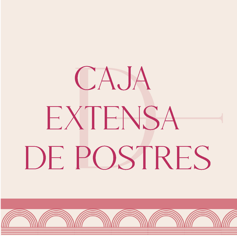 Caja de postres – extenso