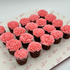 Pack de 20 cupcakes personalizados de rosas