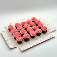 Pack de 20 cupcakes personalizados de rosas
