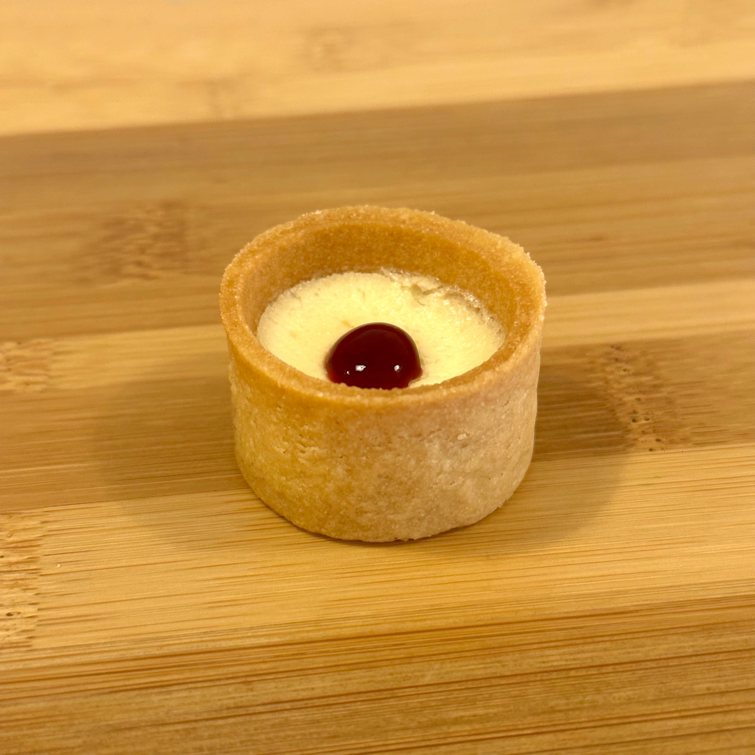 Mini tarta de queso coulant