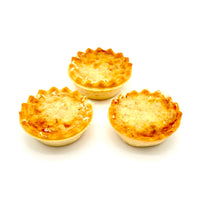 Pack de 20 mini quiche de puerros, bacon y gruyere