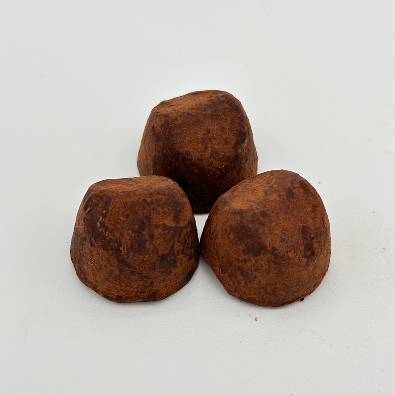 Trufas de chocolate y cacao