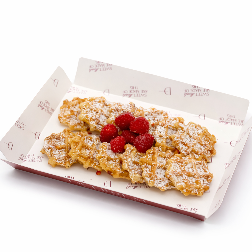 Pack de 12 mini gofres con frutos rojos