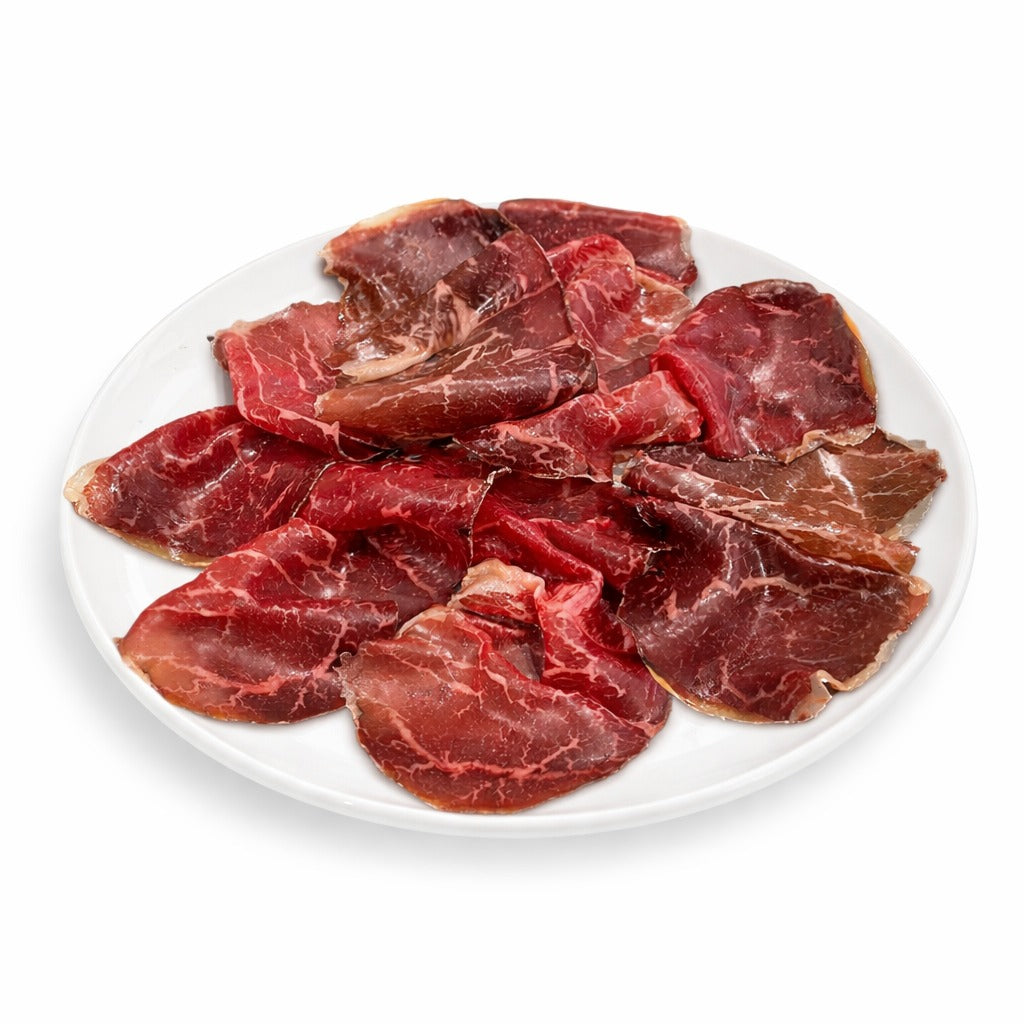 Cecina de chivo loncheada con picos (100GR)