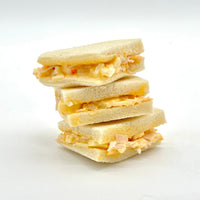 Pack de 8 mini sándwiches de pavo, queso y huevo