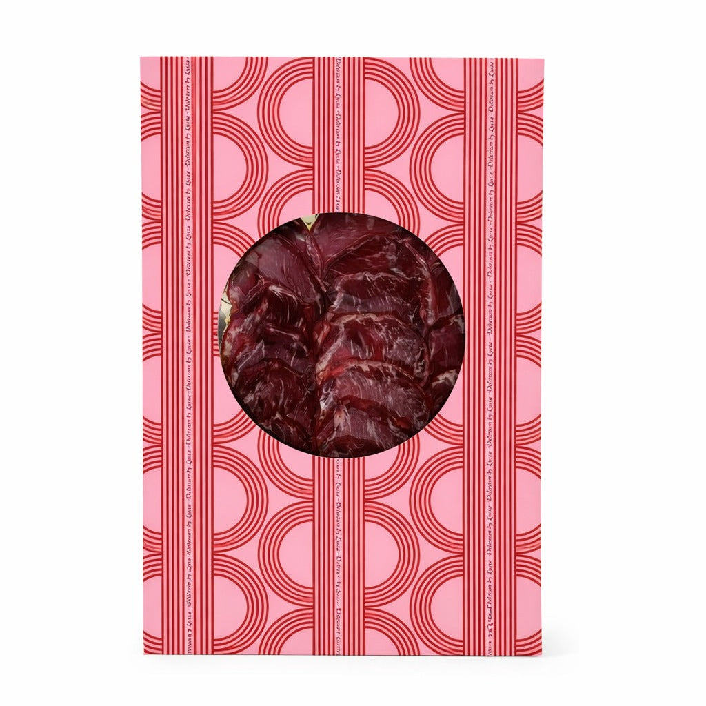 Cecina de chivo loncheada con picos (100GR)