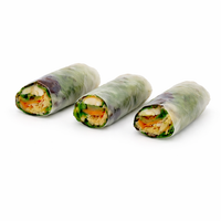 15 Rollitos  thai con crudités y langostinos