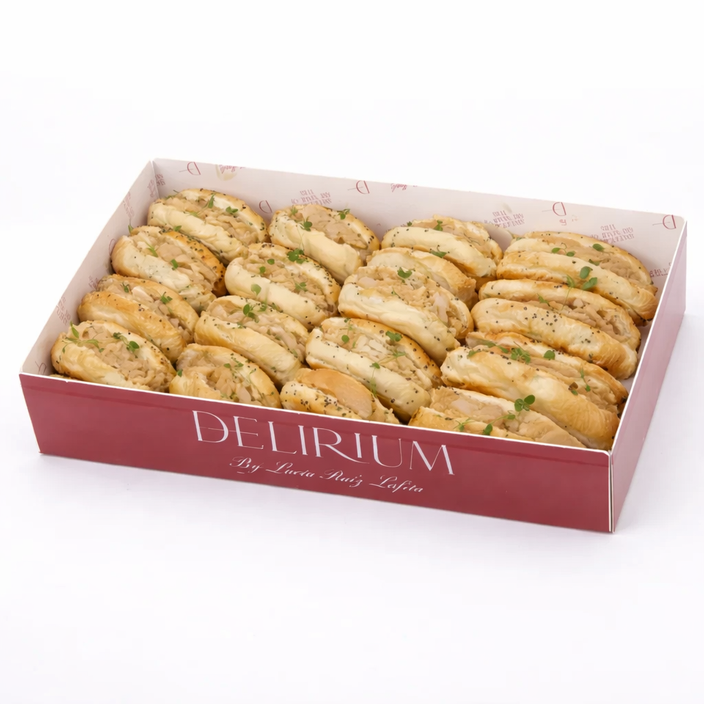 Pack de 16 mini bocata de calamares con alioli