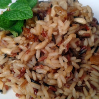Arroz salvaje con pasas y piñones (4 raciones)