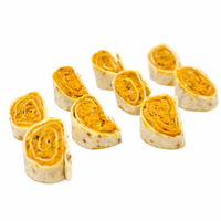 Pack de 18 Mini wraps de pollo al curry mostaza pasas y piñones