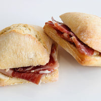 Pack de 2 chapatas de jamón ibérico con tumaca (sin gluten)