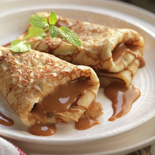 2 Crêpes de dulce de leche